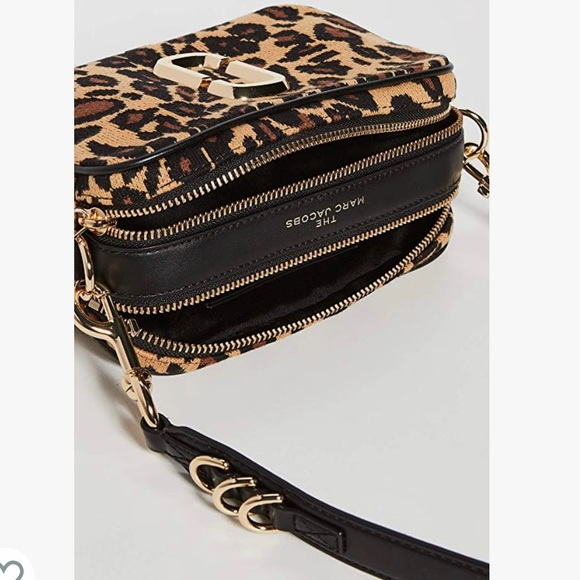 🆕 NIB Marc Jacobs Softshot 21 Leopard camera bag - Picture 6 of 11